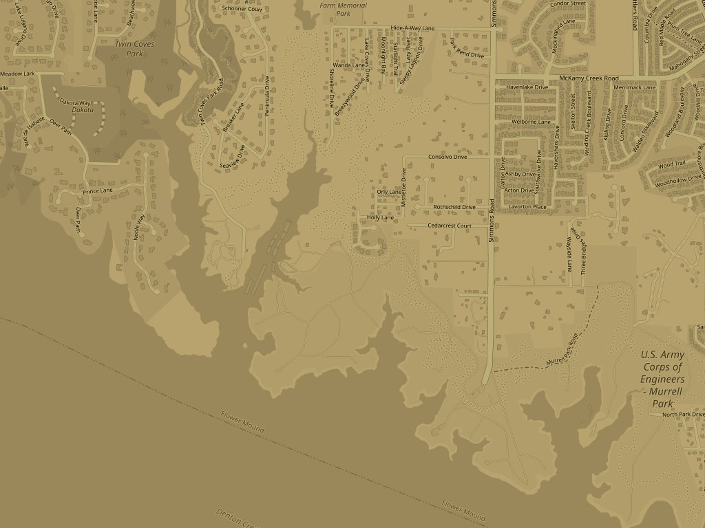 Trail map, locked until the reveal