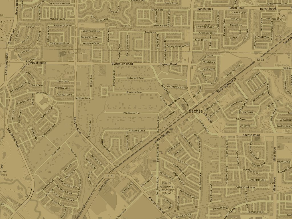 Trail map, locked until the reveal