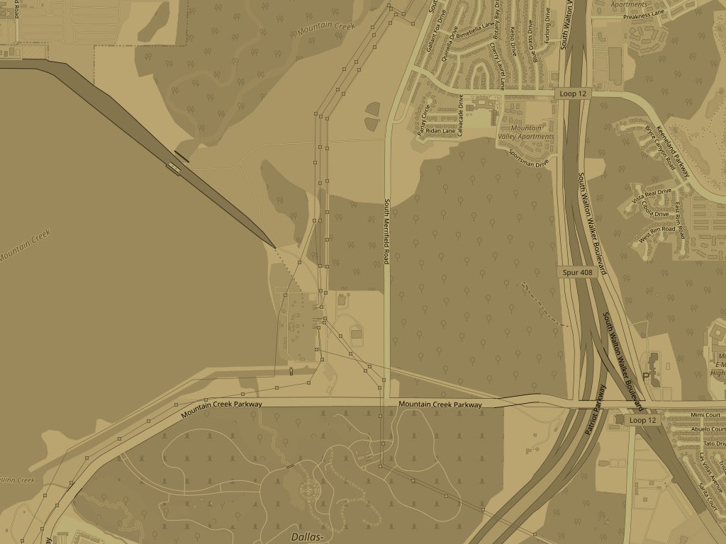 Trail map, locked until the reveal