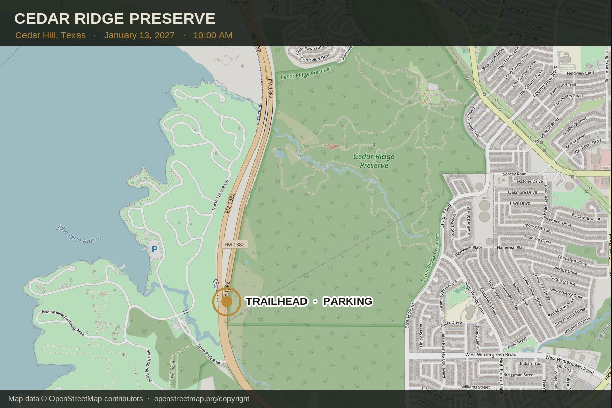 Trail map, locked until the reveal