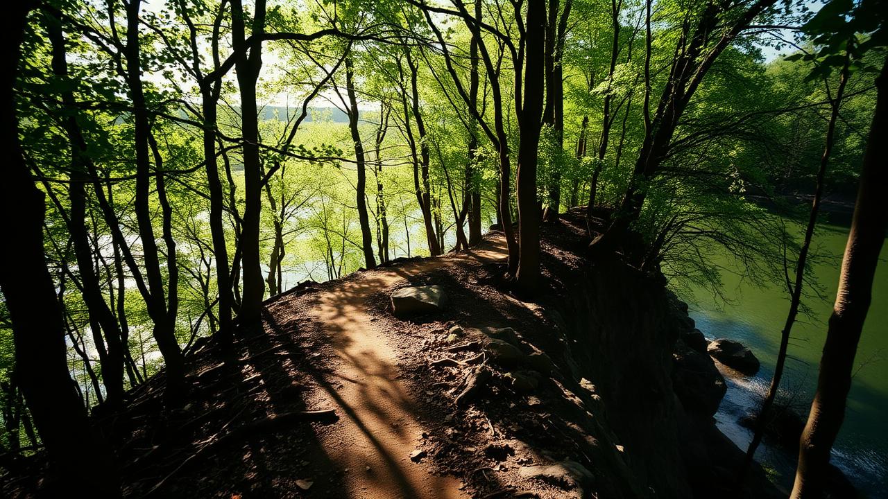 Blurred preview of an upcoming trail, revealed closer to the ruck